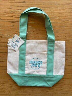 Trader Joe's Mini Tote - Mint